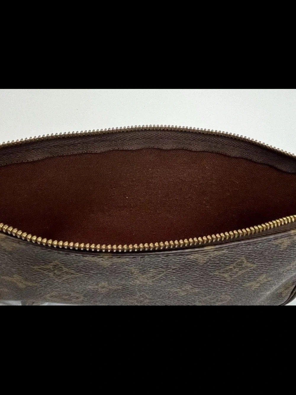 Louis Vuitton Brown Monogram Canvas Pochette Accessoires Shoulder Bag